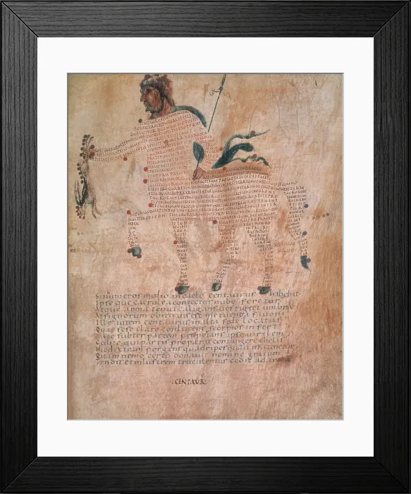 Framed Print : Centaur, 9th century. Creator: Unknown Framed Print : Centaur, 9th century. Creator: Unknown