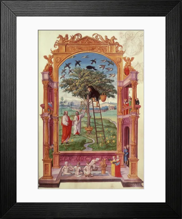 Framed Print : Illustration of the Other Parable, 1582. Creator: Unknown Framed Print : Illustration of the Other Parable, 1582. Creator: Unknown
