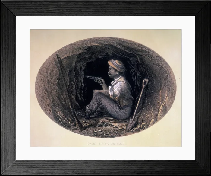 Framed Print : Lying in Wait, 1858. Creator: Clifford Henry Mecham. Lying in Wait, 1858. Creator: Clifford Henry Mecham Framed Print : Lying in Wait, 1858. Creator: Clifford Henry Mecham. Lying in Wait, 1858. Creator: Clifford Henry Mecham