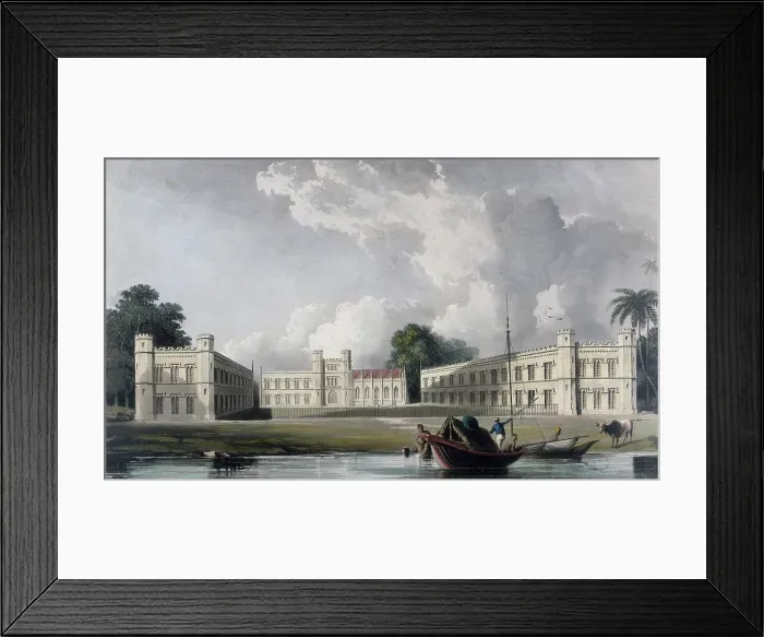 Framed Print : Bishop's College, Calcutta, India, early 19th century. Creator: Unknown. Bishop's College, Calcutta, India, early 19th century. Creator: Unknown Framed Print : Bishop's College, Calcutta, India, early 19th century. Creator: Unknown. Bishop's College, Calcutta, India, early 19th century. Creator: Unknown