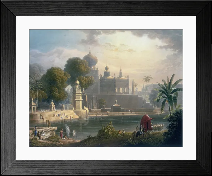 Framed Print : View of Sassoor in the Deccan, c1826-c1830. Creator: Richard Gilson Reeve Framed Print : View of Sassoor in the Deccan, c1826-c1830. Creator: Richard Gilson Reeve