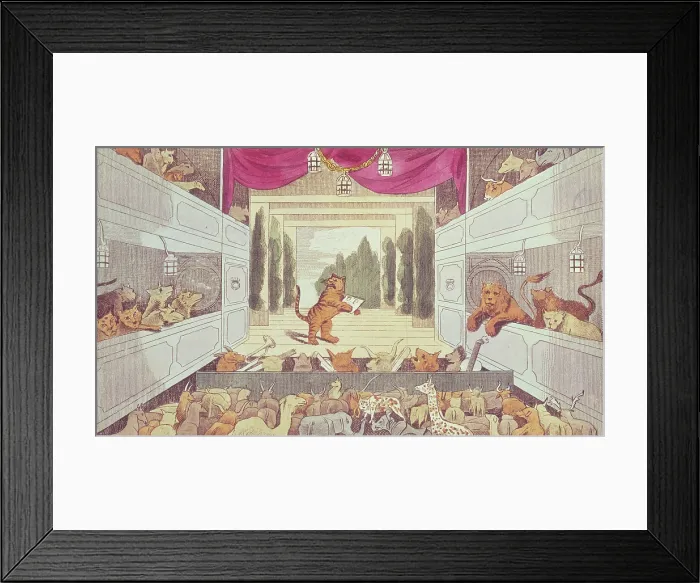 Framed Print : The Tyger's Theatre, 1808. Creator: C Spencer. The Tyger's Theatre, 1808. Creator: C Spencer Framed Print : The Tyger's Theatre, 1808. Creator: C Spencer. The Tyger's Theatre, 1808. Creator: C Spencer