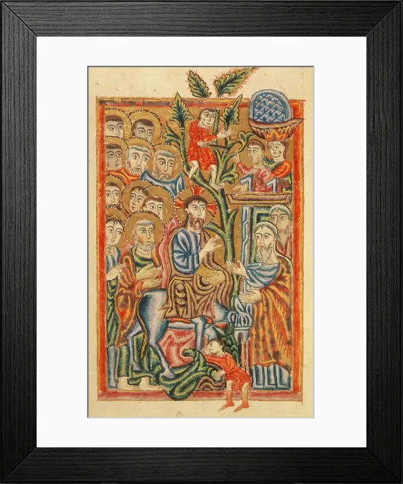 Framed Print : The entry of Christ into Jerusalem, 1541. Creator: Unknown Framed Print : The entry of Christ into Jerusalem, 1541. Creator: Unknown
