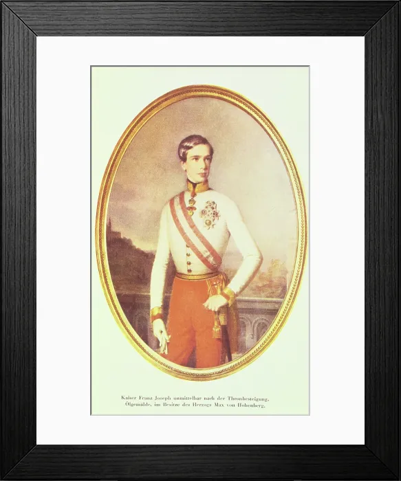 Framed Print : Franz Josef I, 1848, (1951). Creator: Unknown Framed Print : Franz Josef I, 1848, (1951). Creator: Unknown