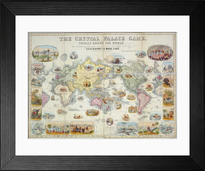 Framed Print : The Crystal Palace Game, 1854. Creator: l'Enfant. The Crystal Palace Game, 1854. Creator: l'Enfant Framed Print : The Crystal Palace Game, 1854. Creator: l'Enfant. The Crystal Palace Game, 1854. Creator: l'Enfant