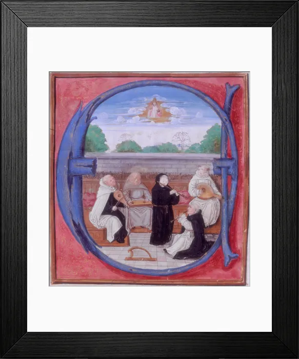 Framed Print : A concert of the five orders, 1522. Creator: Unknown Framed Print : A concert of the five orders, 1522. Creator: Unknown
