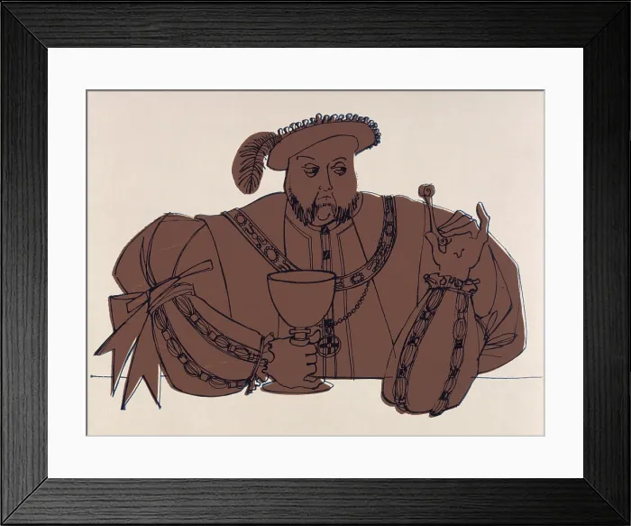 Framed Print : Portrait of Henry VIII, c1520 (1966). Creator: Paulette Riches Framed Print : Portrait of Henry VIII, c1520 (1966). Creator: Paulette Riches