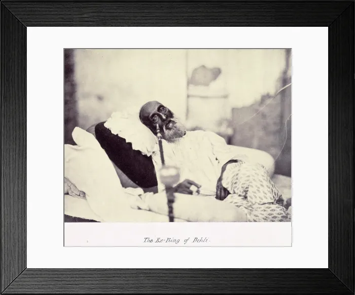 Framed Print : The Ex-King of Delhi, Bahadur II Shah, 1858. Creator: Tytler and Shepherd. The Ex-King of Delhi, Bahadur II Shah, 1858. Creator: Tytler and Shepherd Framed Print : The Ex-King of Delhi, Bahadur II Shah, 1858. Creator: Tytler and Shepherd. The Ex-King of Delhi, Bahadur II Shah, 1858. Creator: Tytler and Shepherd