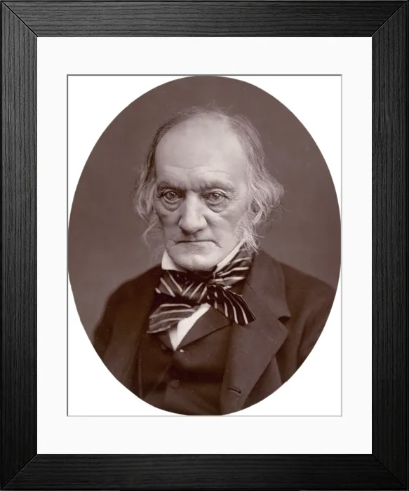 Framed Print : Richard Owen, 1878. Creator: Lock & Whitfield Framed Print : Richard Owen, 1878. Creator: Lock & Whitfield