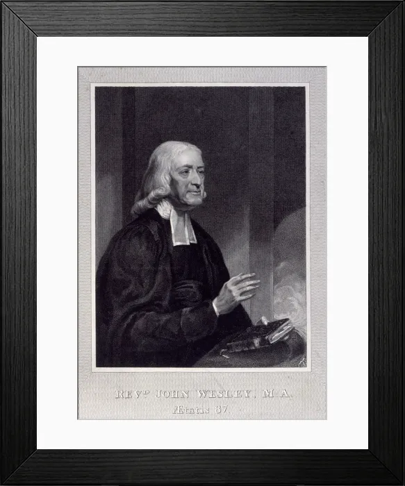 Framed Print : Revd. John Wesley, M.A. late 18th century? Creator: Unknown Framed Print : Revd. John Wesley, M.A. late 18th century? Creator: Unknown