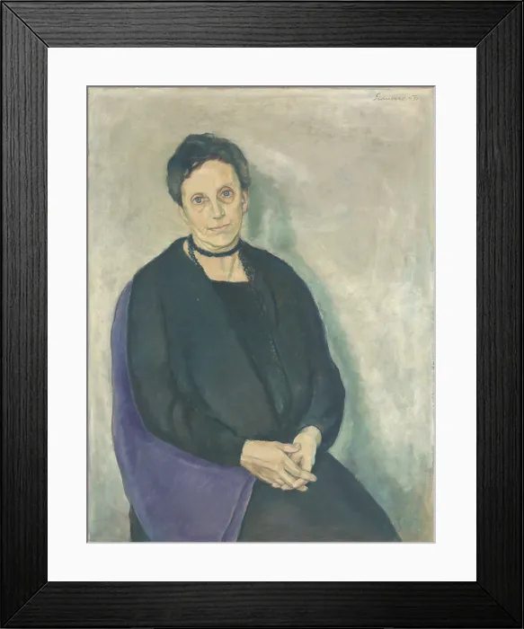 Framed Print : Portrait of a mother, 1931. Creator: Julius Schubert Framed Print : Portrait of a mother, 1931. Creator: Julius Schubert
