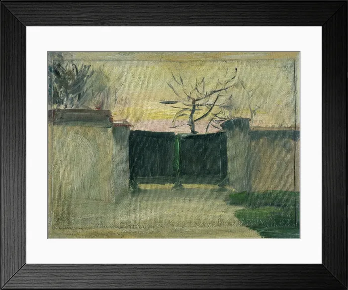 Framed Print : Evening, 1890-1900. Creator: Jozef Hanula Framed Print : Evening, 1890-1900. Creator: Jozef Hanula