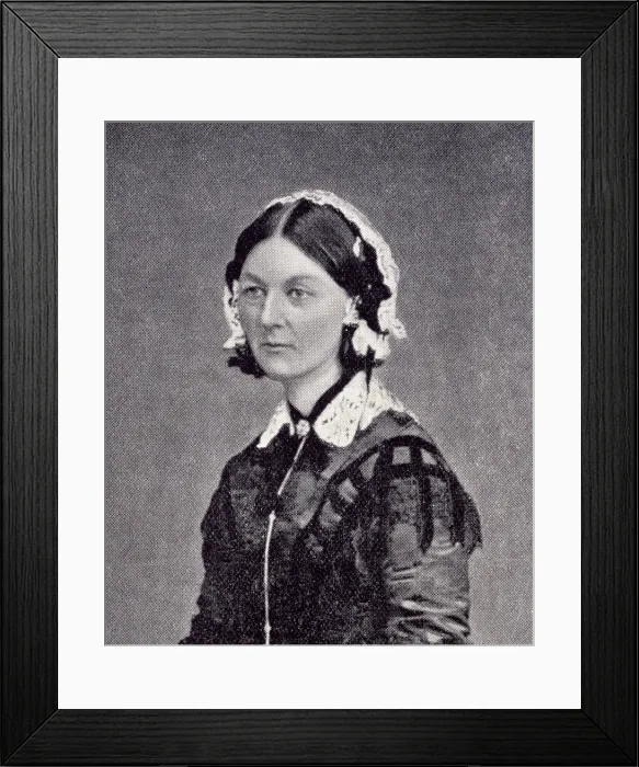 Framed Print : Florence Nightingale, c1860. Creator: Unknown Framed Print : Florence Nightingale, c1860. Creator: Unknown