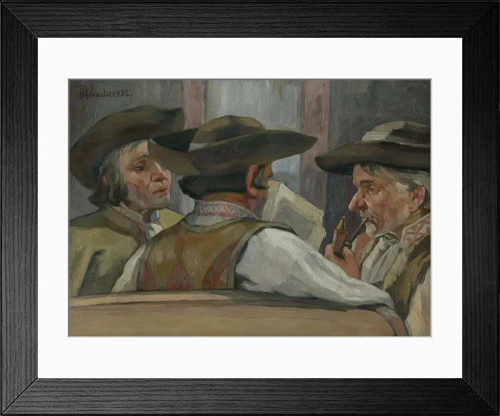 Framed Print : Politicians, 1937. Creator: Jozef Hanula Framed Print : Politicians, 1937. Creator: Jozef Hanula