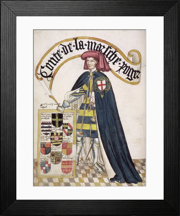 Framed Print : Roger Mortimer, c1430-c1440 (before 1450). Creator: Unknown Framed Print : Roger Mortimer, c1430-c1440 (before 1450). Creator: Unknown