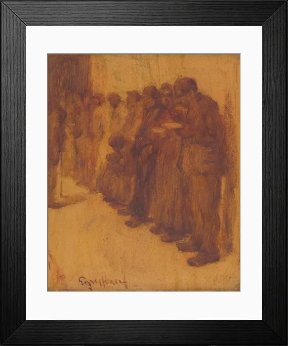 Framed Print : Poor Man's Soup, around 1907-1910. Creator: Jozsef Egry. Poor Man's Soup, around 1907-1910. Creator: Jozsef Egry Framed Print : Poor Man's Soup, around 1907-1910. Creator: Jozsef Egry. Poor Man's Soup, around 1907-1910. Creator: Jozsef Egry