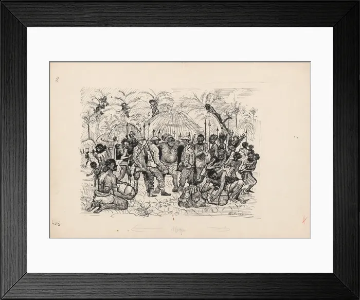 Framed Print : Stories in the wilderness - 8, 1939-1940. Creator: Arnold Peter Weisz-Kubincan