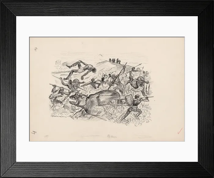 Framed Print : Stories in the wilderness - 5, 1939-1940. Creator: Arnold Peter Weisz-Kubincan Framed Print : Stories in the wilderness - 5, 1939-1940. Creator: Arnold Peter Weisz-Kubincan