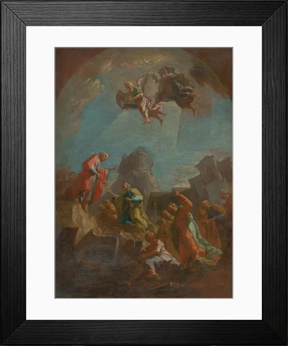 Framed Print : Delivery of the Keys to Saint Peter, 1790-1800. Creator: Josef Anton Zoller Framed Print : Delivery of the Keys to Saint Peter, 1790-1800. Creator: Josef Anton Zoller