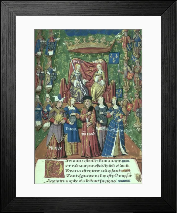 Framed Print : Pageant at the Chatelet, 1514. Creator: Unknown Framed Print : Pageant at the Chatelet, 1514. Creator: Unknown