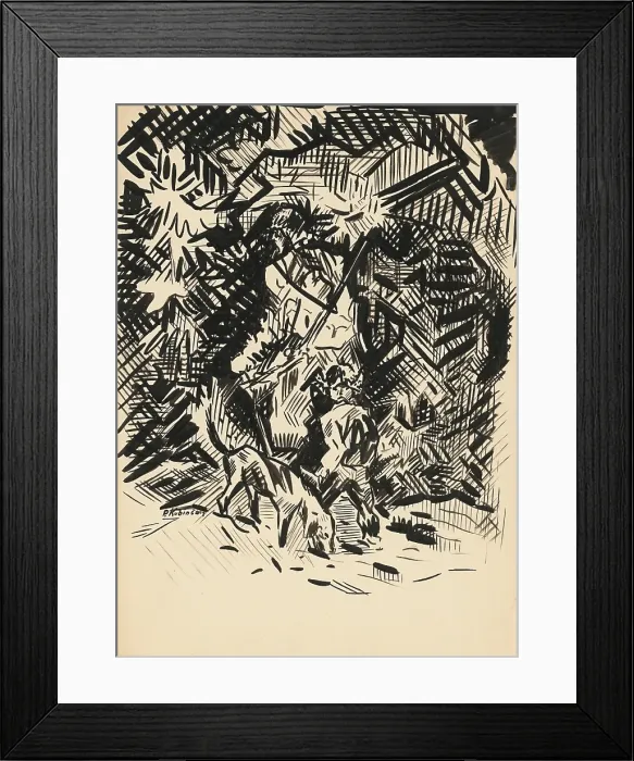 Framed Print : Hunter, c1940. Creator: Arnold Peter Weisz-Kubincan Framed Print : Hunter, c1940. Creator: Arnold Peter Weisz-Kubincan