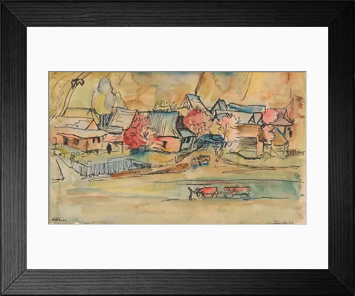 Framed Print : Zaskalie, c1930. Creator: Arnold Peter Weisz-Kubincan Framed Print : Zaskalie, c1930. Creator: Arnold Peter Weisz-Kubincan