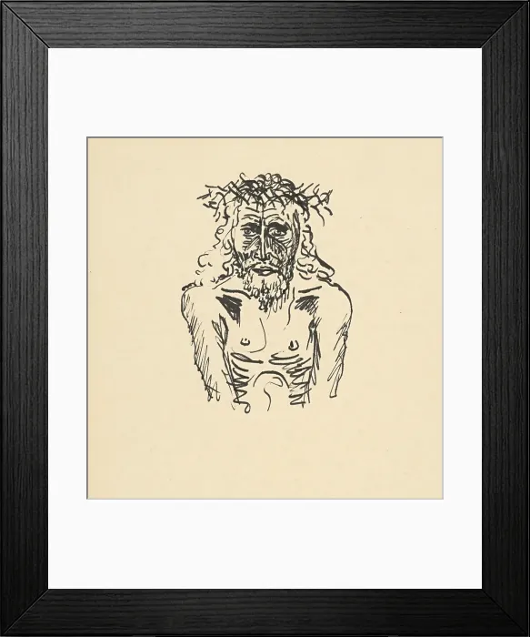 Framed Print : Vir dolorum, 1930-1940. Creator: Arnold Peter Weisz-Kubincan Framed Print : Vir dolorum, 1930-1940. Creator: Arnold Peter Weisz-Kubincan