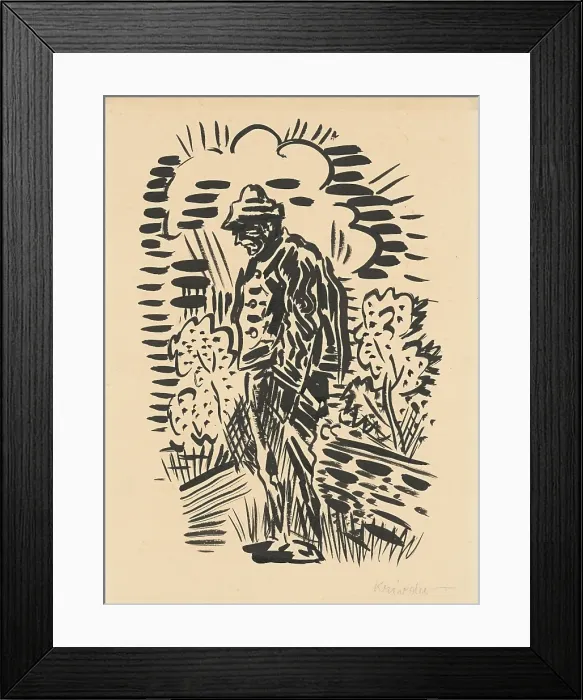 Framed Print : Costume study, 1930-1939. Creator: Arnold Peter Weisz-Kubincan Framed Print : Costume study, 1930-1939. Creator: Arnold Peter Weisz-Kubincan