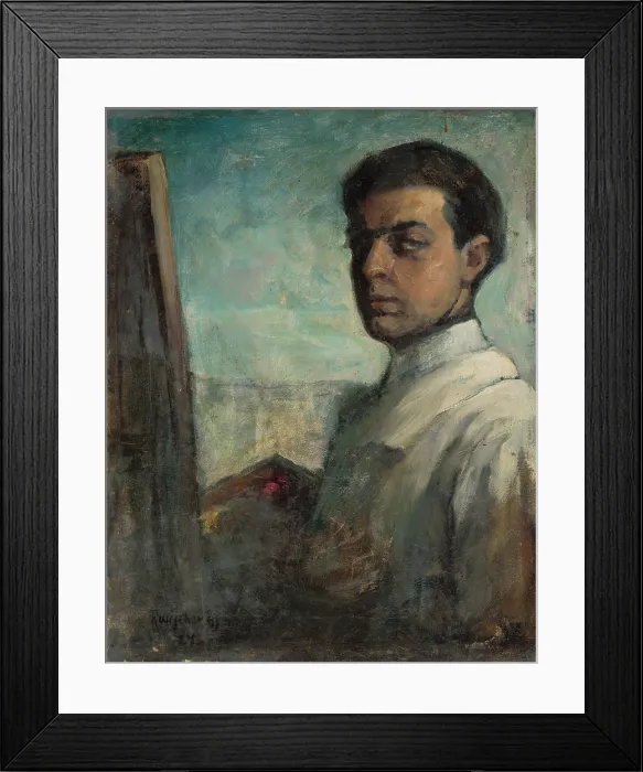 Framed Print : Self-Portrait, 1924. Creator: Juraj Rauscher Framed Print : Self-Portrait, 1924. Creator: Juraj Rauscher