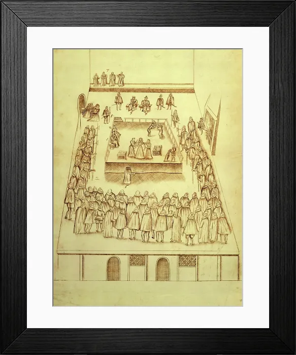 Framed Print : The execution of Mary, Queen of Scots, 1587. Creator: Robert Beale Framed Print : The execution of Mary, Queen of Scots, 1587. Creator: Robert Beale