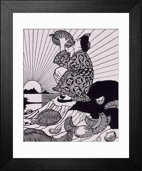 Framed Print : Sinbad the Sailor, 1896. Creator: William Strang Framed Print : Sinbad the Sailor, 1896. Creator: William Strang