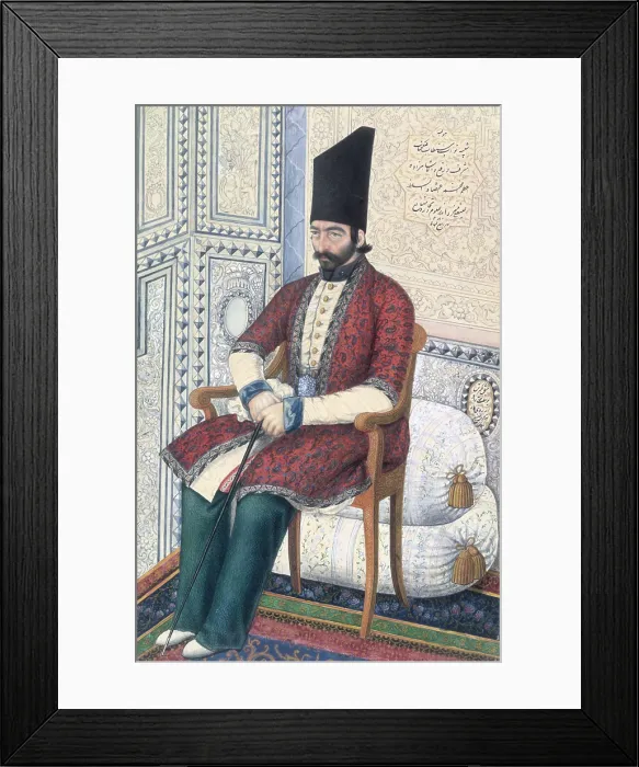 Framed Print : Portrait of Ali Quli Mirza, 1863. Creator: Yusuf Framed Print : Portrait of Ali Quli Mirza, 1863. Creator: Yusuf
