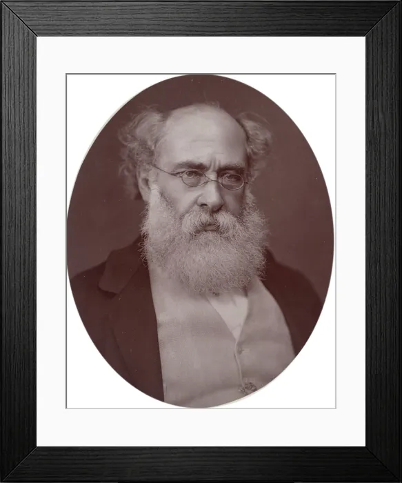 Framed Print : Anthony Trollope, writer, 1878. Creator: Lock & Whitfield Framed Print : Anthony Trollope, writer, 1878. Creator: Lock & Whitfield