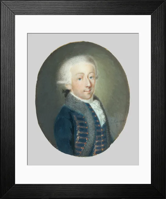 Framed Print : Portrait of Count Joseph Szapary, c1790. Creator: Karl Caspar Framed Print : Portrait of Count Joseph Szapary, c1790. Creator: Karl Caspar