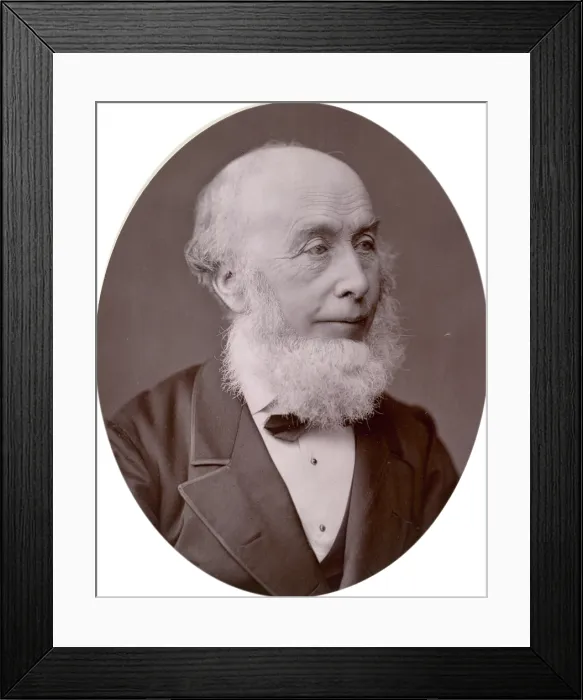 Framed Print : Sir Richard Redgrave, landscape painter, 1878. Creator: Lock & Whitfield Framed Print : Sir Richard Redgrave, landscape painter, 1878. Creator: Lock & Whitfield