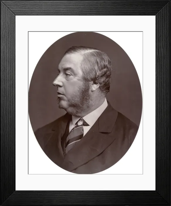 Framed Print : George Sclater-Booth MP, President of Local Government Board, 1878. Creator: Lock & Whitfield Framed Print : George Sclater-Booth MP, President of Local Government Board, 1878. Creator: Lock & Whitfield