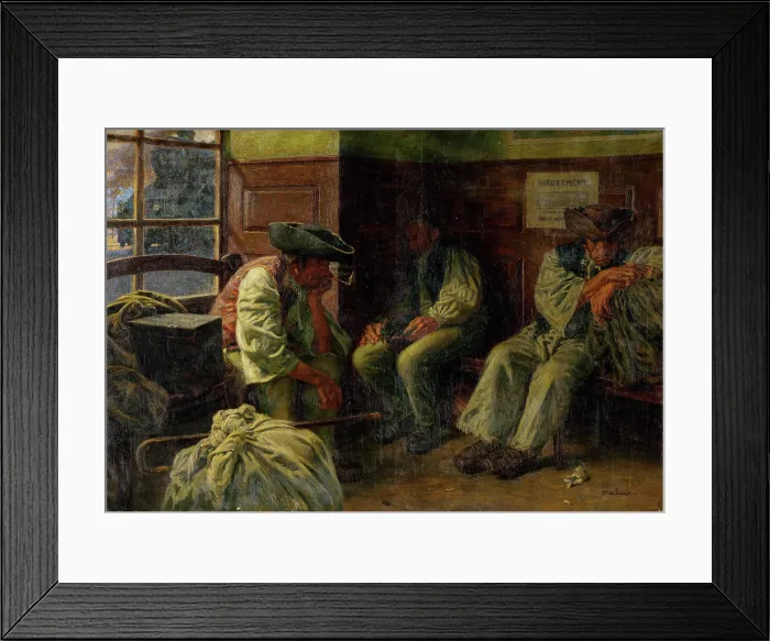 Framed Print : Slovak Exiles, 1911. Creator: Milos Slovak Framed Print : Slovak Exiles, 1911. Creator: Milos Slovak