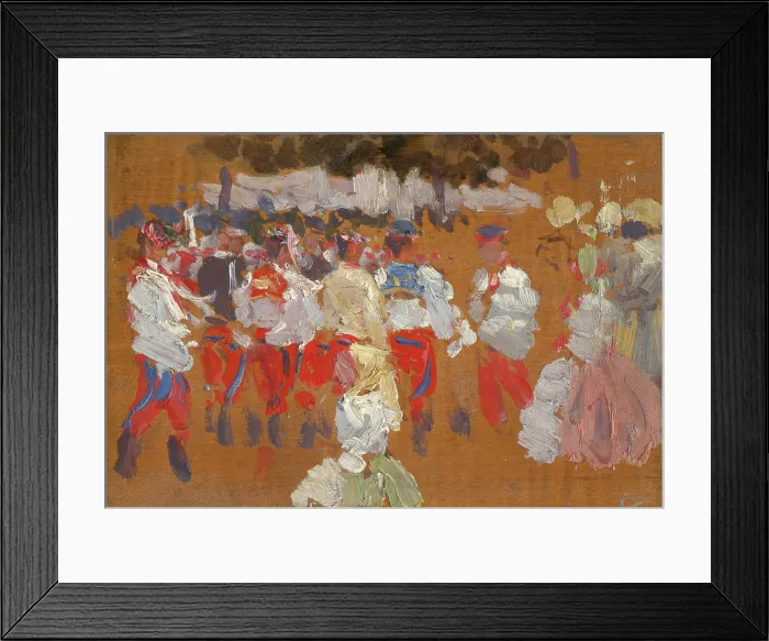 Framed Print : Sketch, early 20th century. Creator: Joza Uprka Framed Print : Sketch, early 20th century. Creator: Joza Uprka