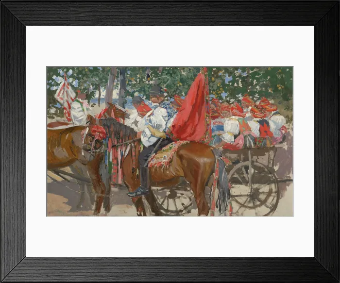 Framed Print : The Peasant Wedding, 1900-1910. Creator: Joza Uprka Framed Print : The Peasant Wedding, 1900-1910. Creator: Joza Uprka
