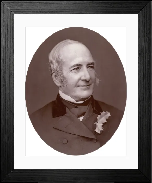 Framed Print : John Scott Russell, civil engineer and naval architect, 1878. Creator: Lock & Whitfield