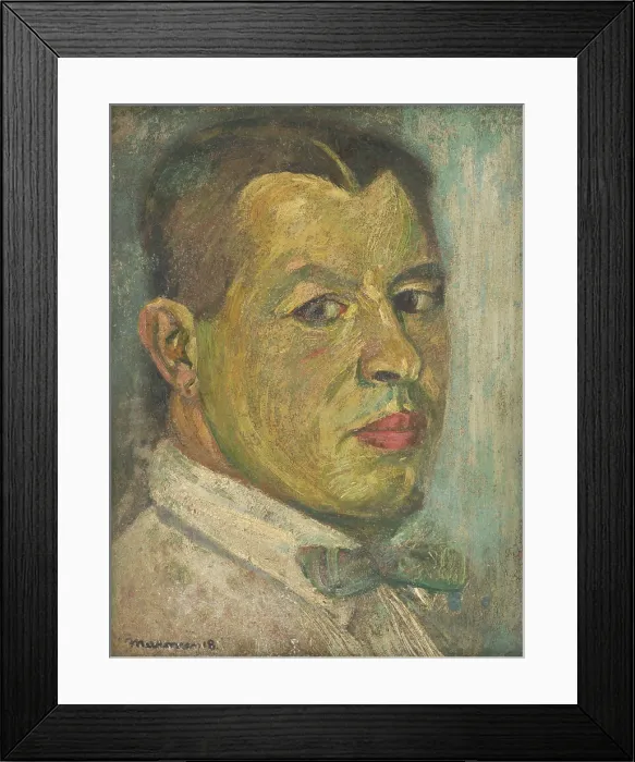 Framed Print : Portrait of a Man, 1918. Creator: Josef Arpad Murmann Framed Print : Portrait of a Man, 1918. Creator: Josef Arpad Murmann
