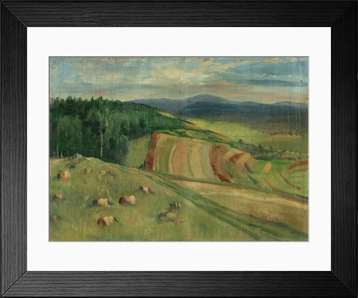 Framed Print : Spis Landscape, 1900-1920. Creator: Jozef Hanula Framed Print : Spis Landscape, 1900-1920. Creator: Jozef Hanula