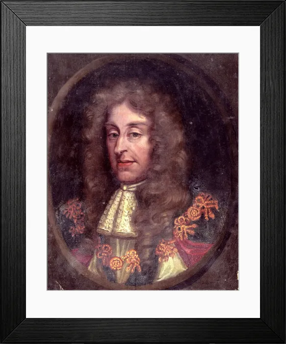 Framed Print : Portrait of King James II, c1685. Creator: Unknown Framed Print : Portrait of King James II, c1685. Creator: Unknown