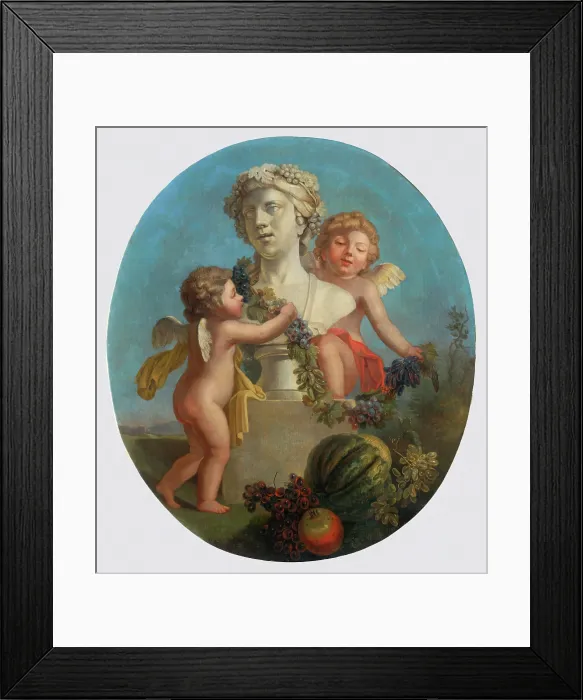 Framed Print : Autumn, 1776. Creator: FR Monogrammist Framed Print : Autumn, 1776. Creator: FR Monogrammist