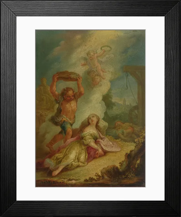 Framed Print : The Martyrdom of St. Catherine, 1767. Creator: Jozef Adam Molck Framed Print : The Martyrdom of St. Catherine, 1767. Creator: Jozef Adam Molck