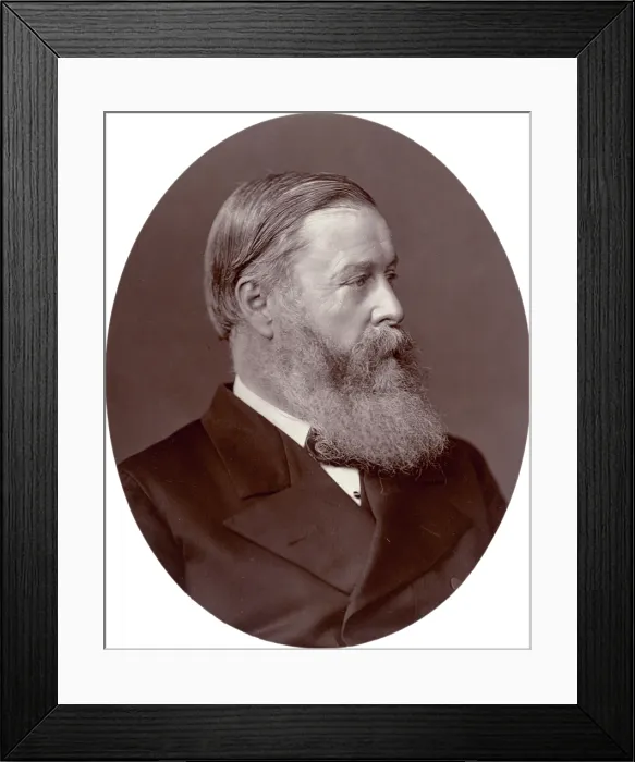 Framed Print : Hugh Culling Eardley Childers, 1878. Creator: Lock & Whitfield Framed Print : Hugh Culling Eardley Childers, 1878. Creator: Lock & Whitfield