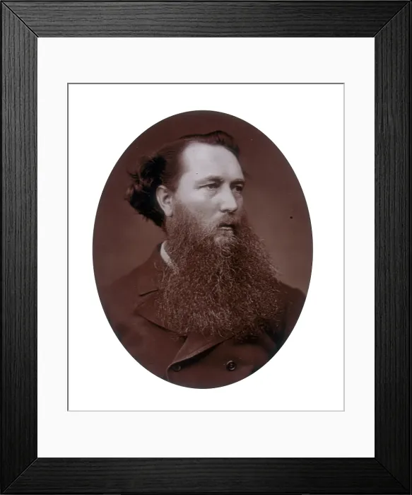 Framed Print : Vicat Cole, landscape painter, 1881. Creator: Lock & Whitfield Framed Print : Vicat Cole, landscape painter, 1881. Creator: Lock & Whitfield