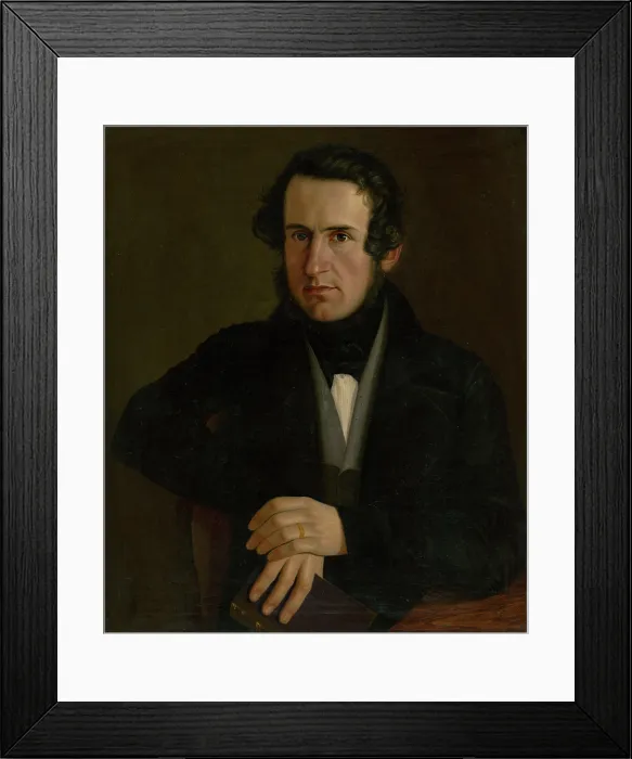 Framed Print : Portrait of J. V. Frico, 1840-1846. Creator: Jozef Bozetech Klemens Framed Print : Portrait of J. V. Frico, 1840-1846. Creator: Jozef Bozetech Klemens