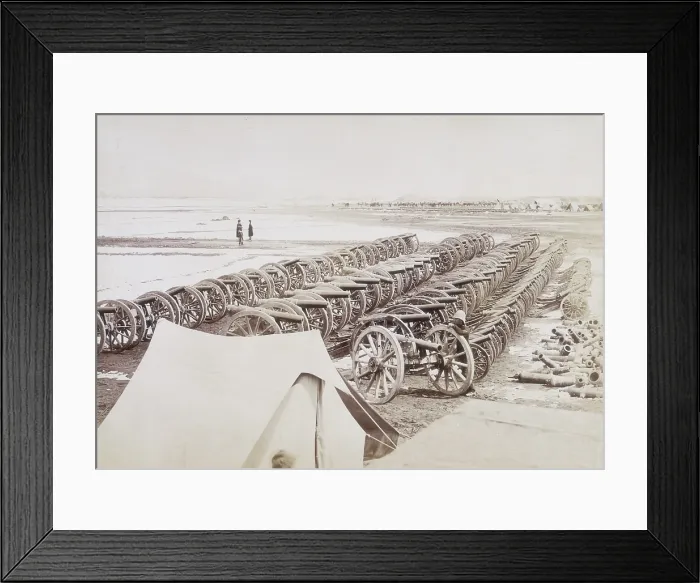 Framed Print : Captured guns, Kabul, Afghanistan, c1879. Creator: Unknown Framed Print : Captured guns, Kabul, Afghanistan, c1879. Creator: Unknown