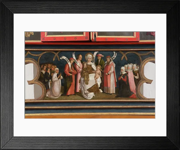 Framed Print : Altar of Our Lady - Division, 1500-1530. Creator: Unknown Framed Print : Altar of Our Lady - Division, 1500-1530. Creator: Unknown
